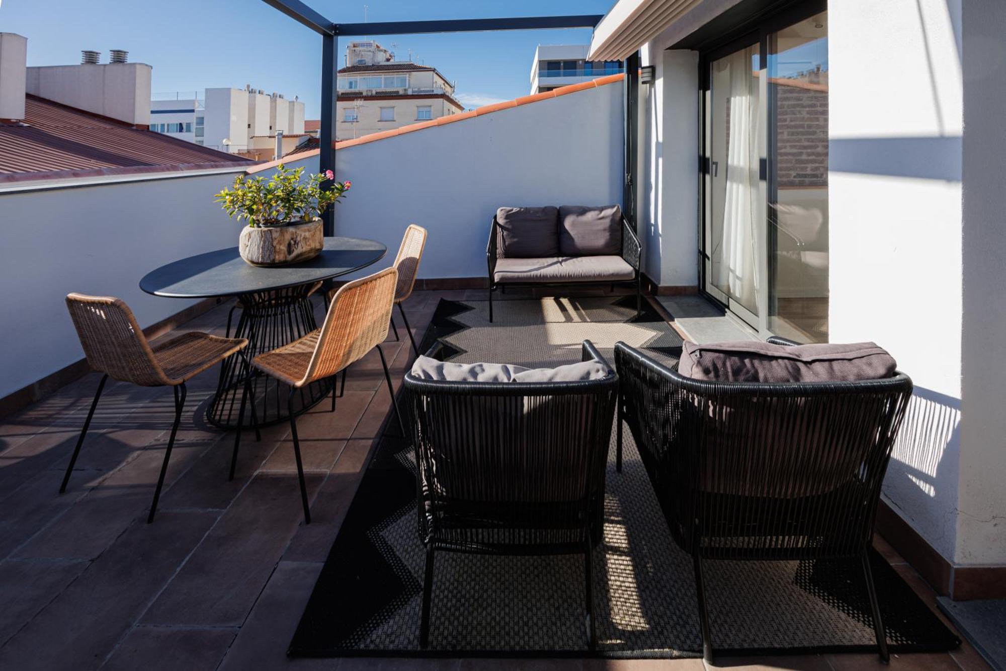 Atico Duplex Playa Area Barcelona Con Spa Exterior Монгат Екстер'єр фото