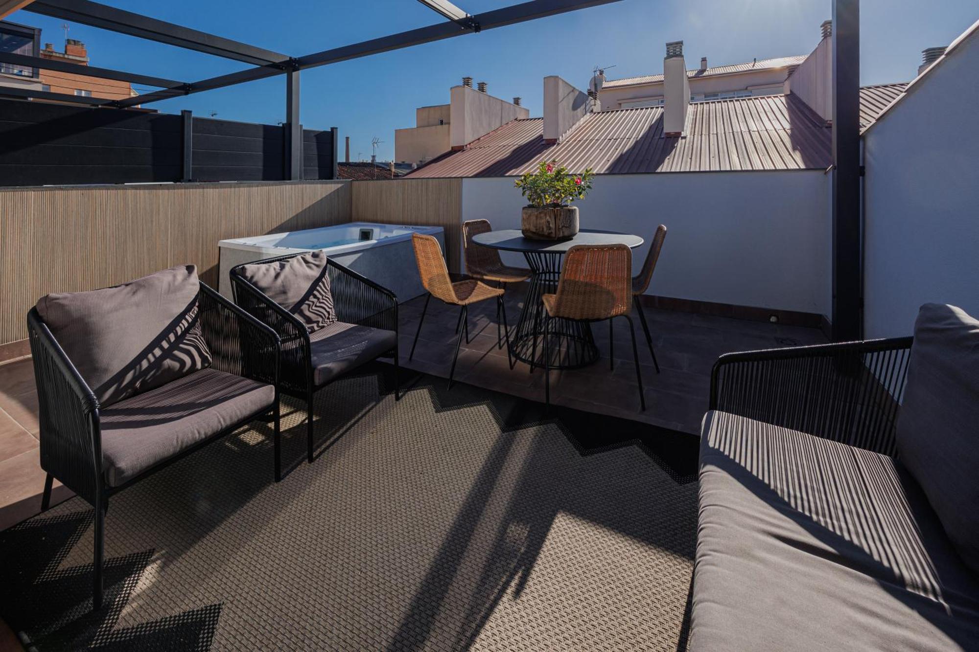 Atico Duplex Playa Area Barcelona Con Spa Exterior Монгат Екстер'єр фото